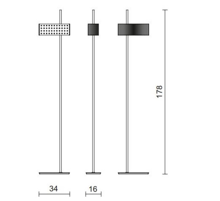 Wallie lorenza bozzoli lampadaire floor light  tato italia twa400 0124  design signed nedgis 166307 product