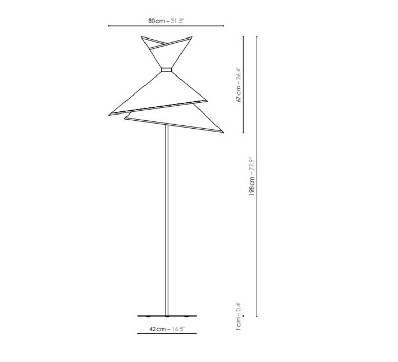 Xl kimono studio designheure lampadaire floor light  designheure l198xlkbco  design signed nedgis 172587 product