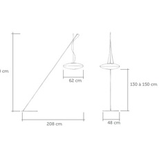 Zen celine wright celine wright zen lampadaire deporte luminaire lighting design signed 18879 thumb