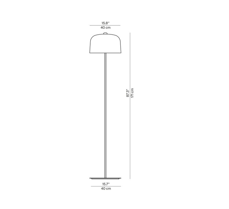 Zile studio archirivolto lampadaire floor light  luceplan 1b020t40d002 1b020 200002  design signed nedgis 146108 product