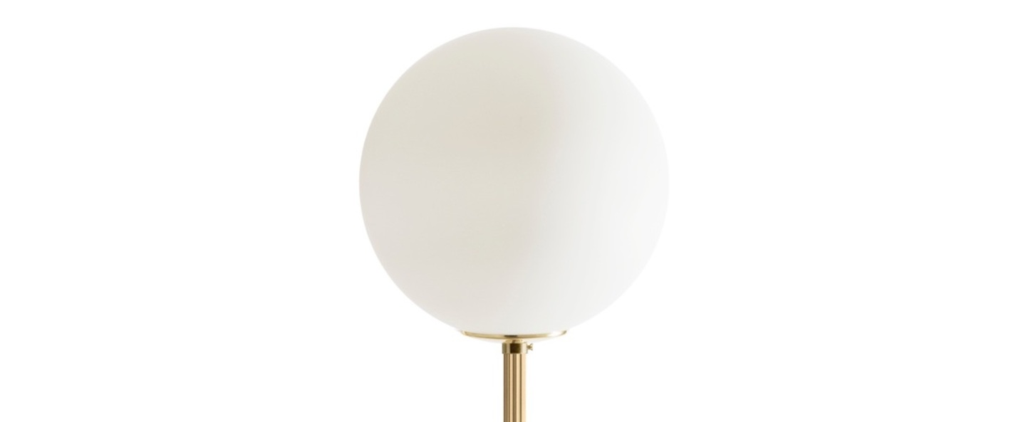 Lampe a poser 06 version 1 marbre de carrare laiton o22cm h50cm magic circus editions normal