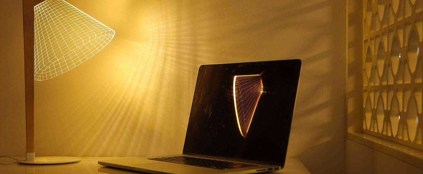 banner-image Lampe a poser 3d deski led h42 22cm studio cheha normal