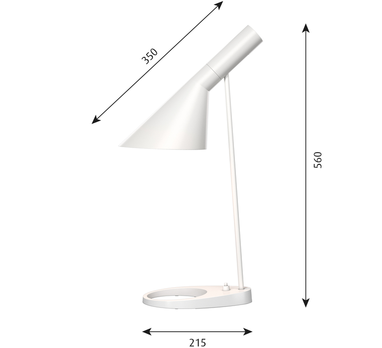 Aj arne jacobsen lampe a poser table lamp  louis poulsen 5744166056  design signed 48511 product