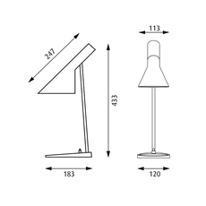 Aj mini arne jacobsen lampe a poser table lamp  louis poulsen 5744166535  design signed nedgis 98712 thumb