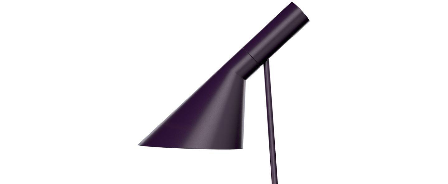 Lampe a poser aj violet l21 5cm h56cm louis poulsen normal