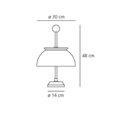 Alfa sergio mazza lampe a poser table lamp  artemide 0026010a  design signed nedgis 75537 thumb