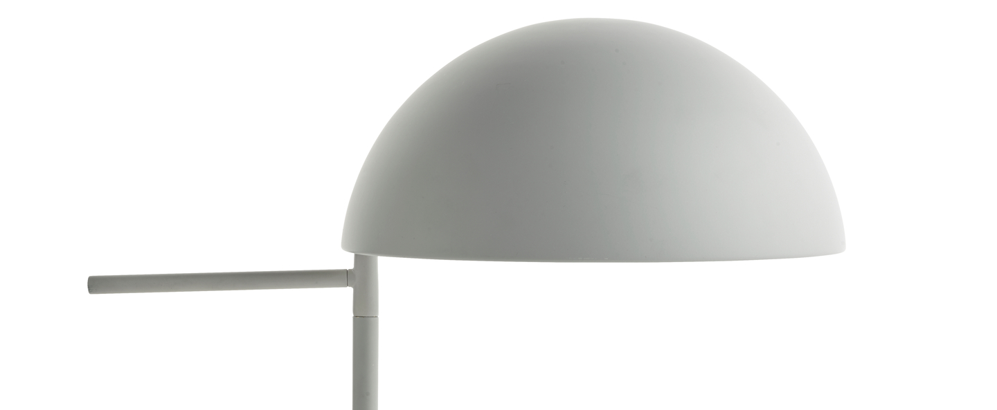 Lampe a poser aluna blanc o27cm h42 6cm bolia normal