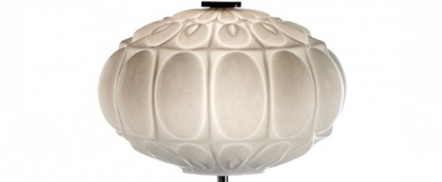 Lampe a poser arabesque blanc o30cm h23cm mm lampadari normal