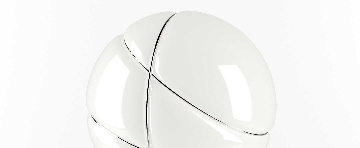 banner-image Lampe a poser armilla chrome blanc chrome o39cm h39cm fabbian normal