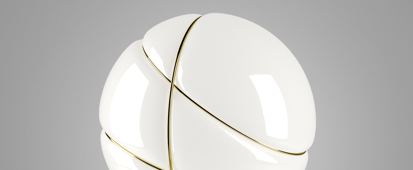 banner-image Lampe a poser armilla dore blanc dore o39cm h39cm fabbian normal