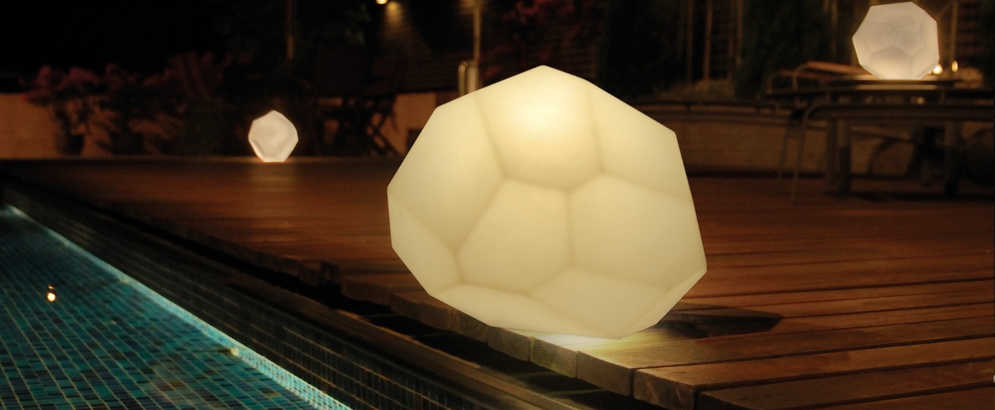 Lampe a poser asteroid blanc o30cm innermost normal