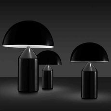 Atollo vico magistretti oluce 238 black luminaire lighting design signed 22147 thumb