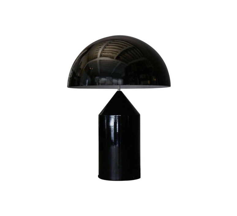 Atollo vico magistretti oluce 233 black luminaire lighting design signed 22121 product