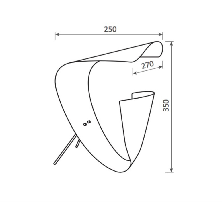 B201 michel buffet lignes de demarcation b201 blanc luminaire lighting design signed 23562 product