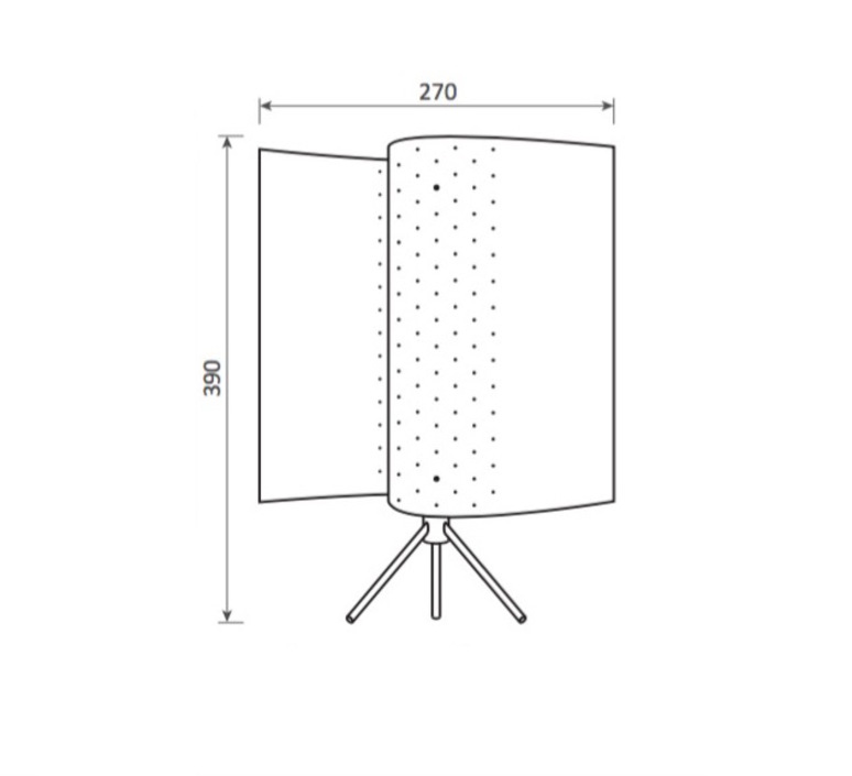 B207 michel buffet lignes de demarcation b207 blanc luminaire lighting design signed 23573 product