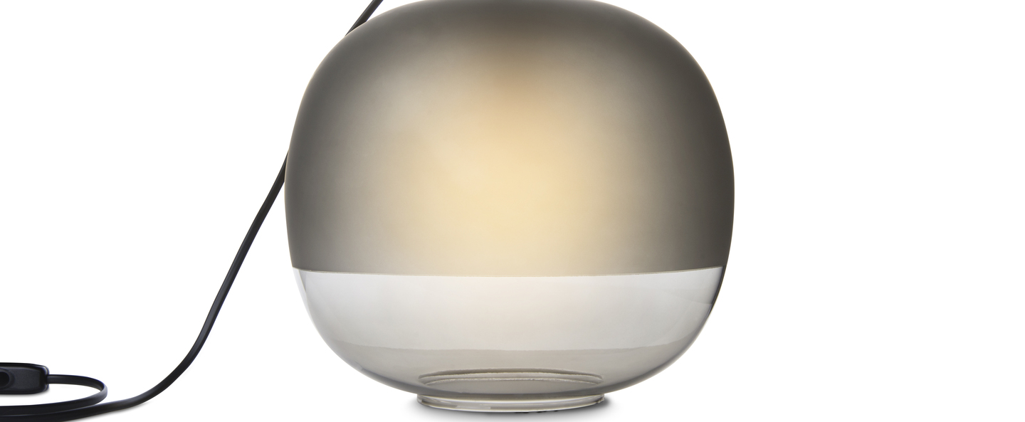banner-image Lampe a poser bale gris fume o25cm h22cm zanolla normal
