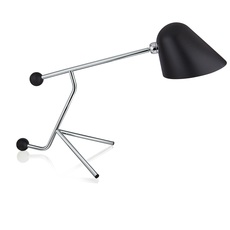 table lamp beghina textured black chrome led 3000k 200lm l22cm h41cm tato italia nedgis lighting table lamp beghina textured black