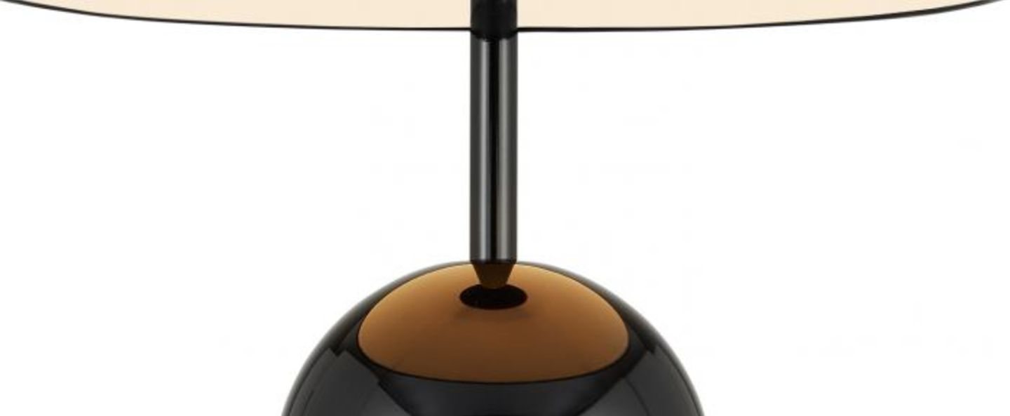 Lampe a poser bell large noir o40cm h60cm tom dixon normal