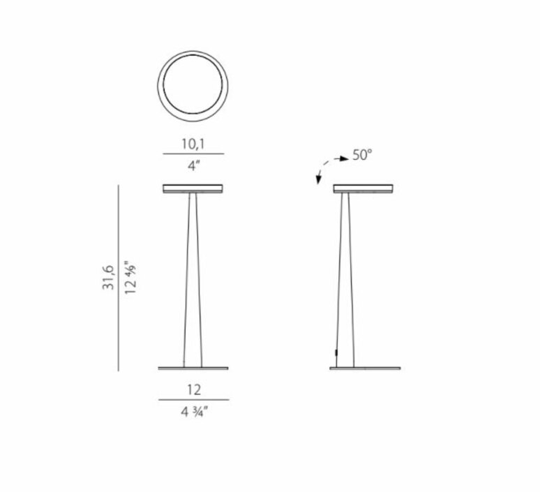 Bella enzo panzeri lampe a poser table lamp  panzeri c05219 011 0509  design signed nedgis 90543 product