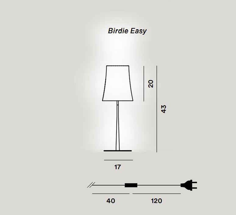 Birdie easy ludovica roberto palomba lampe a poser table lamp  foscarini 221022 44  design signed nedgis 122833 product