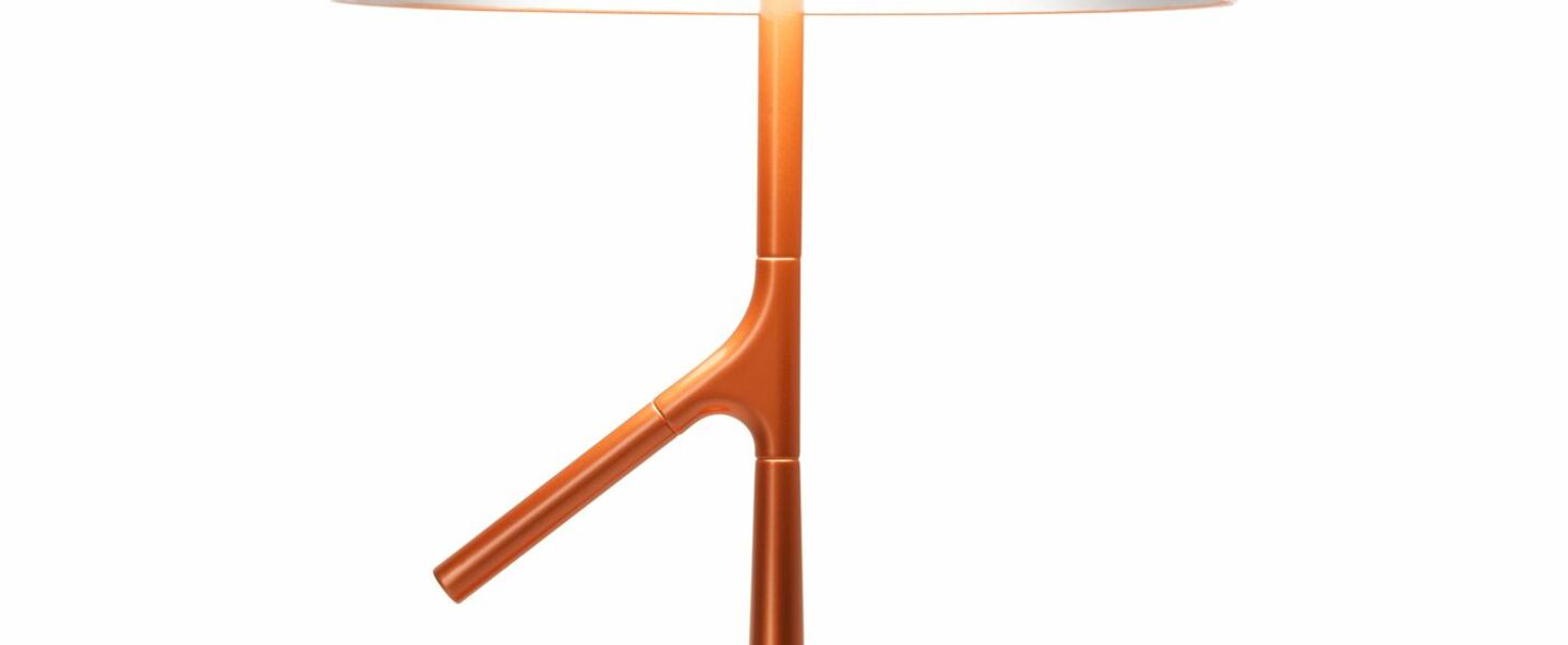 banner-image Lampe a poser birdie piccola cuivre l19cm h49cm foscarini normal
