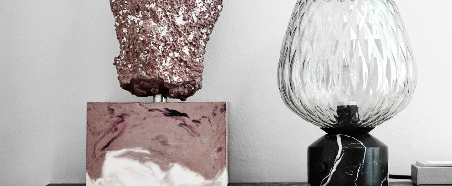 banner-image Lampe a poser blown sw6 verre transparent chrome o23cm h23cm andtradition normal