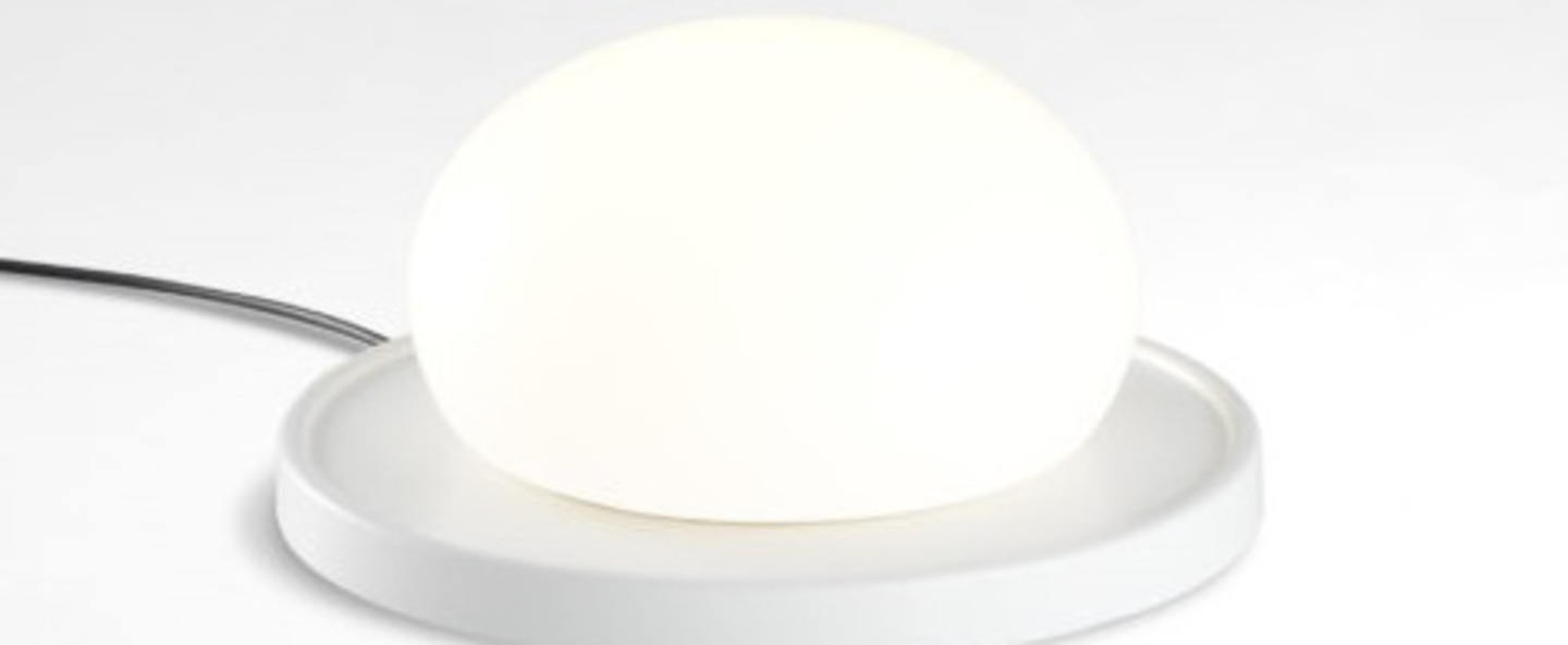 Lampe a poser bolita blanc led 2700k 731lm o18cm h9cm marset normal