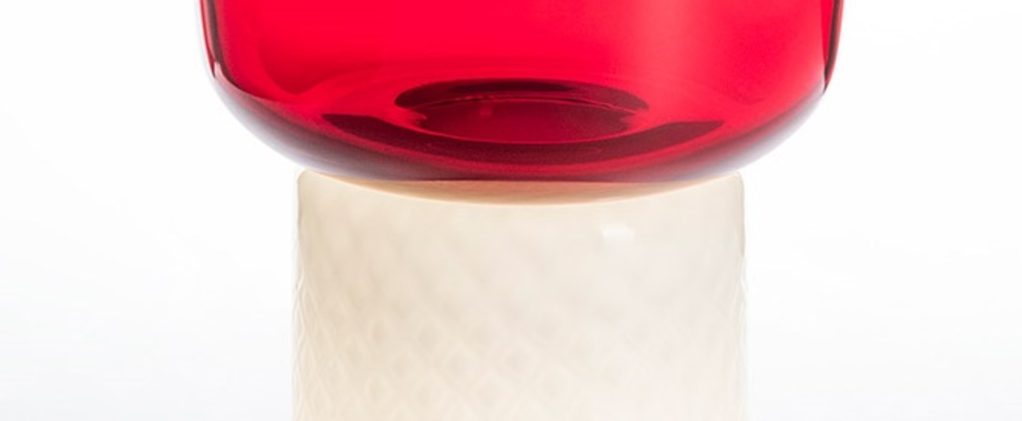 banner-image Lampe a poser bonta rouge led 2700k 242lm o18cm h12 2cm artemide normal