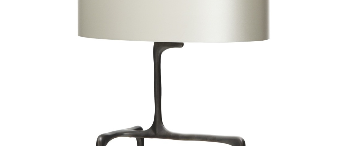 Lampe a poser braque gris colombe l40cm h53 5cm cto lighting normal