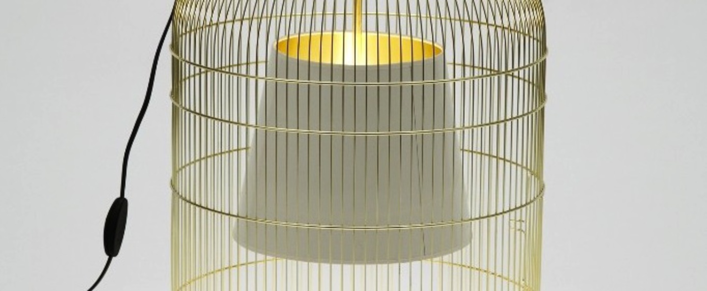 banner-image Lampe a poser cage sunset laiton et blanc h55cm o39cm ascete normal