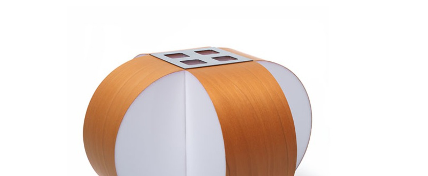 banner-image Lampe a poser carambola m orange led o30cm h22cm lzf normal