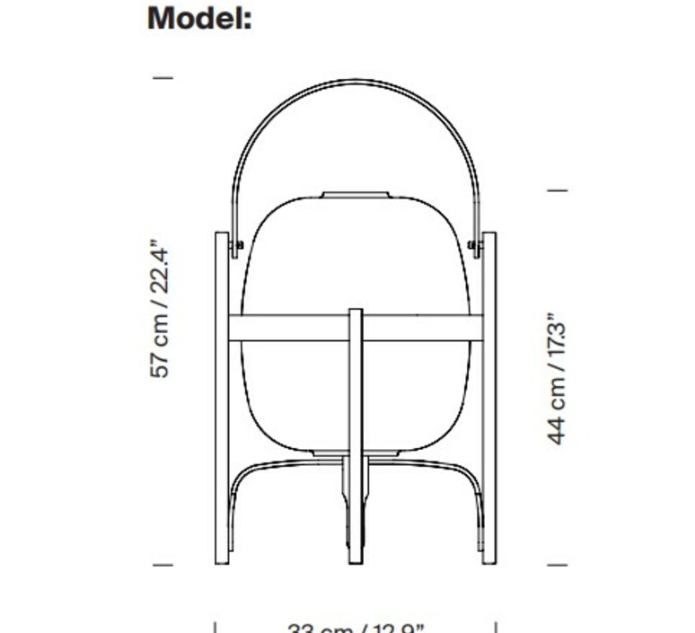 Cesta exterior  lampe a poser  santa cole cestg01  design signed nedgis 205431 product