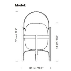 Cesta exterior  lampe a poser  santa cole cestg01  design signed nedgis 205431 thumb