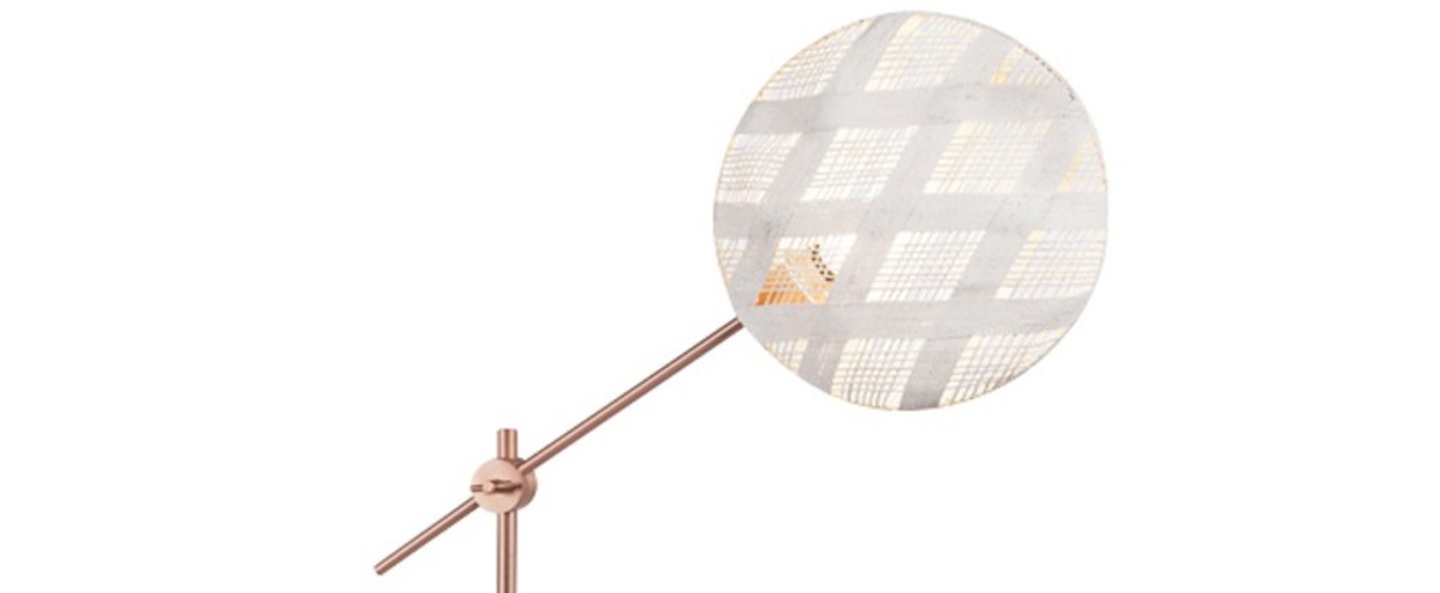 banner-image Lampe a poser chanpen diamond m blanc cuivre o36cm h85cm forestier normal