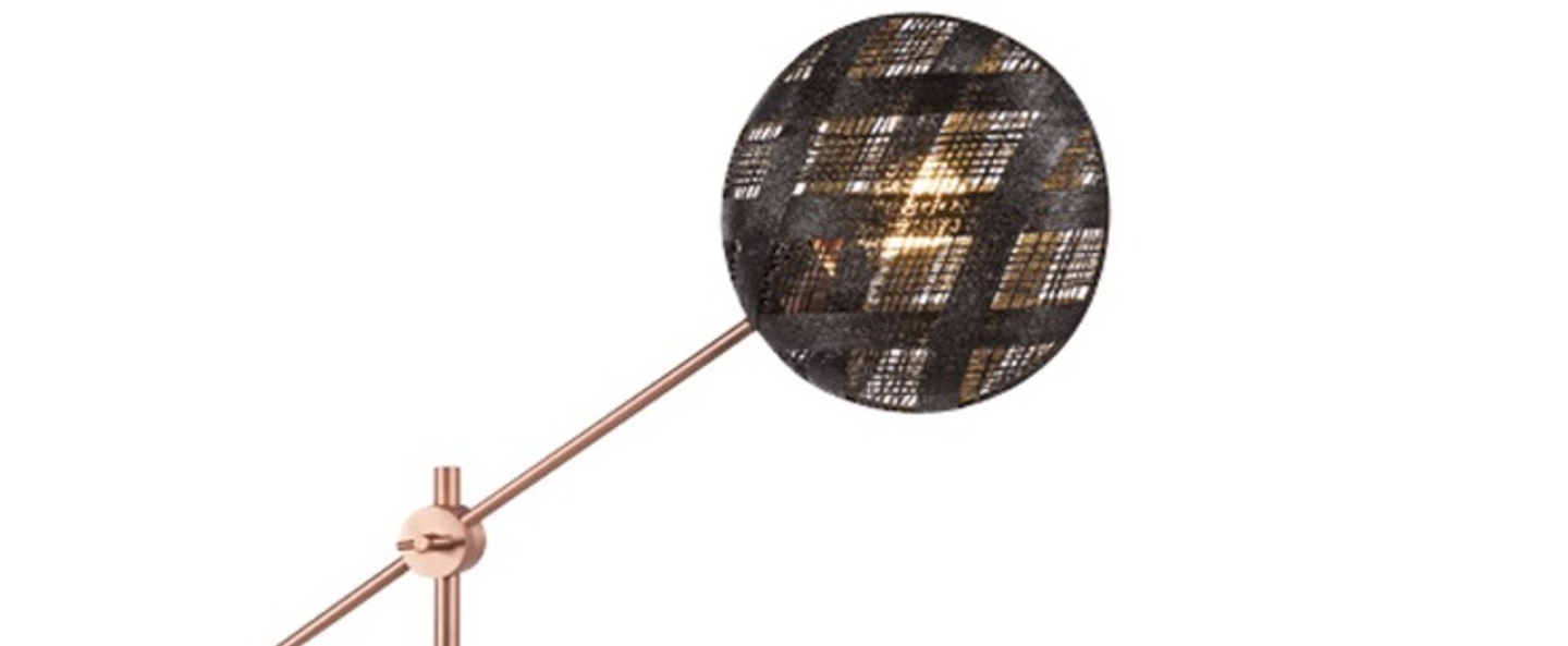 banner-image Lampe a poser chanpen diamond m noir cuivre o36cm h85cm forestier normal