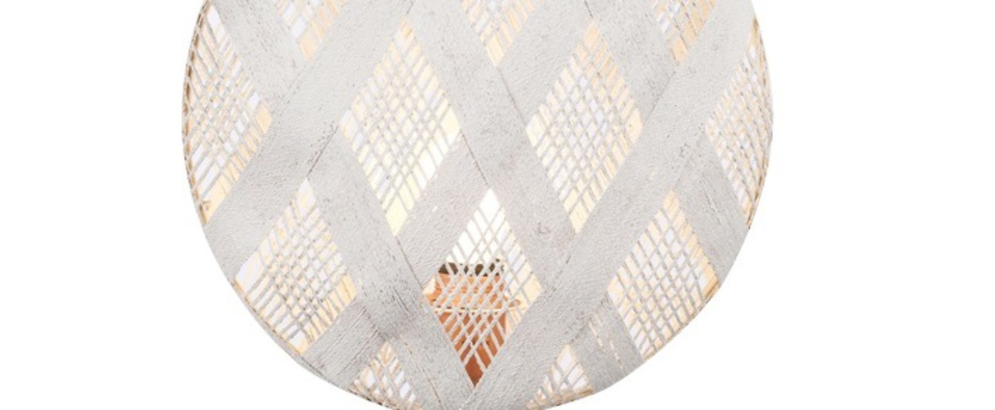 banner-image Lampe a poser chanpen diamond s blanc cuivre o36cm h46cm forestier normal