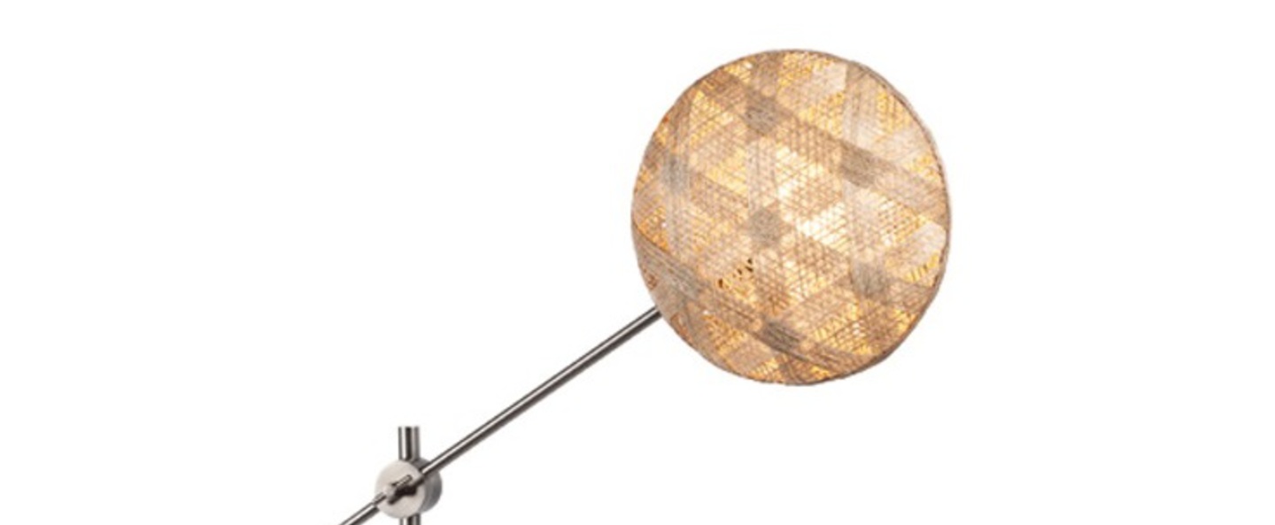 banner-image Lampe a poser chanpen hexagonal m naturel gris o26cm h80cm forestier normal