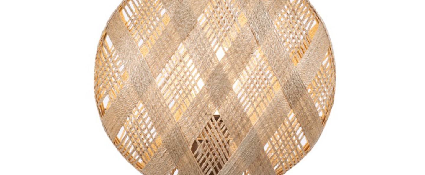 banner-image Lampe a poser chanpen hexagonal s naturel cuivre o36cm h46cm forestier normal