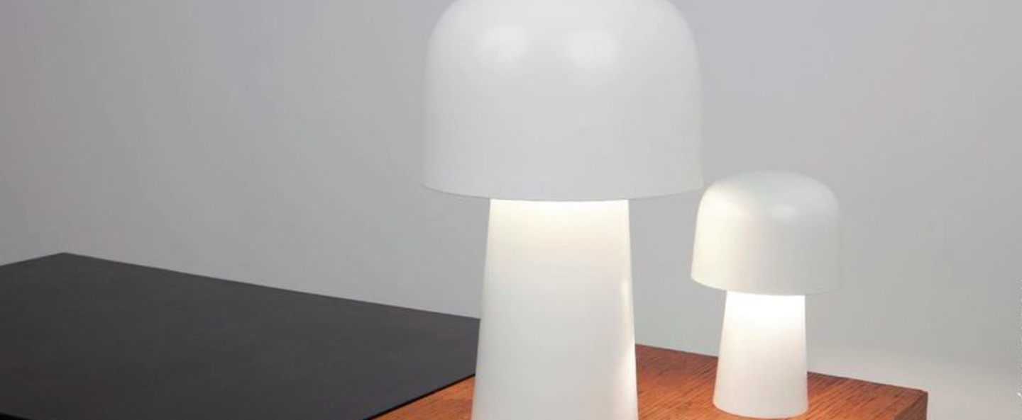banner-image Lampe a poser chapeliere blanc h43 5cm lignes de demarcation normal