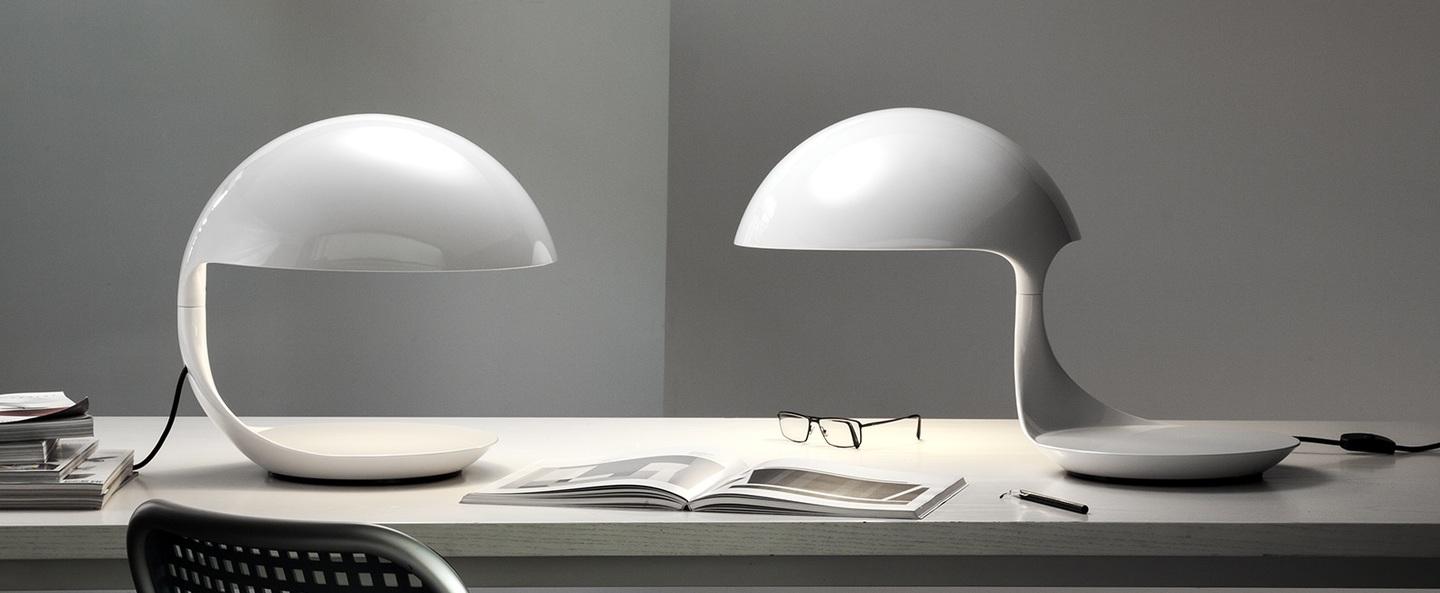 banner-image Lampe a poser cobra blanc h40cm martinelli luce normal