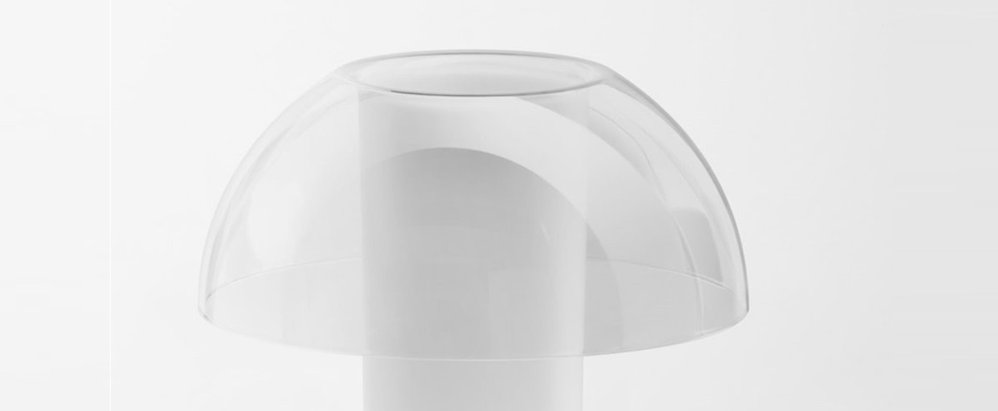 banner-image Lampe a poser colette 50 transparent o42cm h49 5cm pedrali normal