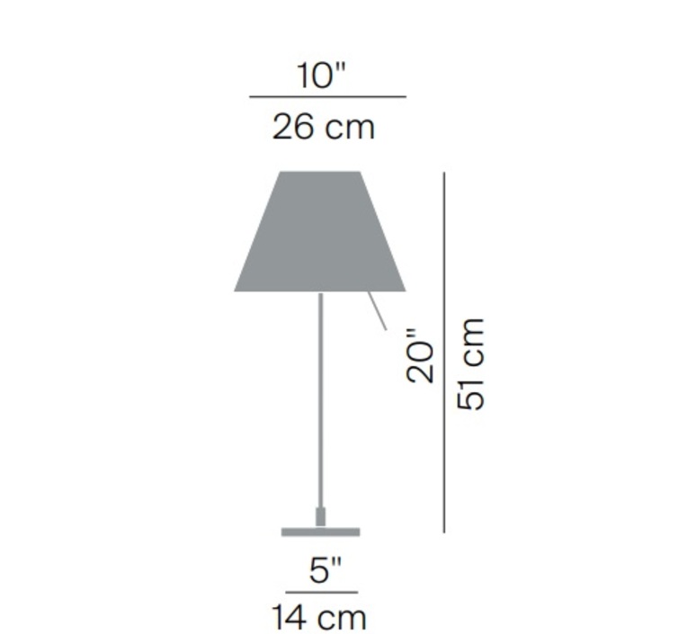 Costanzina paolo rizzatto lampe a poser table lamp  luceplan 1d13 nplc020  design signed nedgis 119240 product