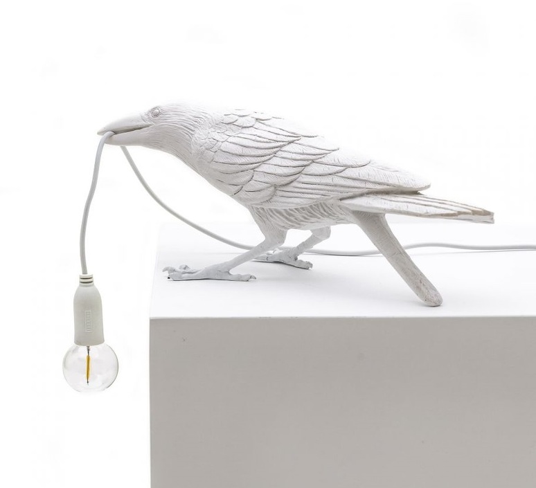 Bird lamp playing outdoor marcantonio raimondi malerba lampe a poser d exterieur outdoor table lamp  seletti 14723  design signed nedgis 97224 product