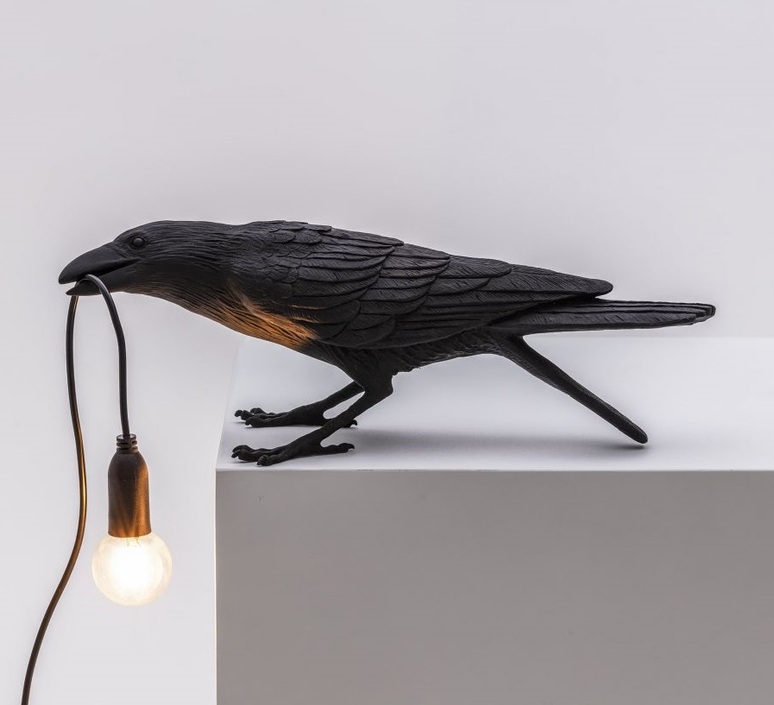 Bird lamp playing outdoor marcantonio raimondi malerba lampe a poser d exterieur outdoor table lamp  seletti 14726  design signed nedgis 97233 product