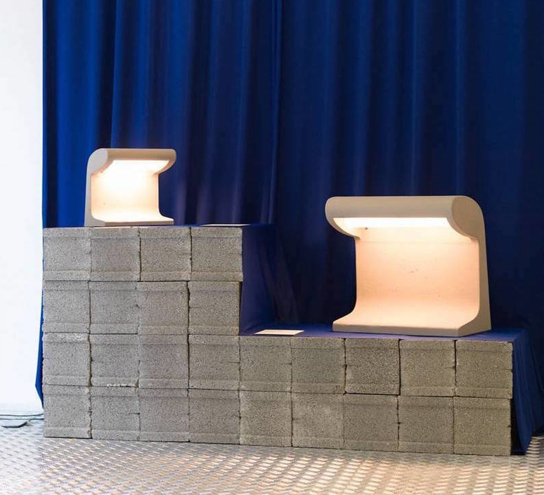 Outdoor Table Lamp Borne Beton Mini Concrete Led 3000k