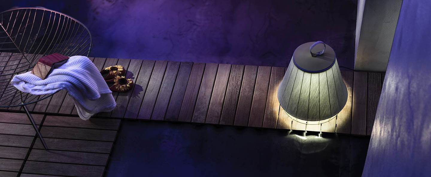 banner-image Lampe a poser d exterieur dress gris marron led o50cm h46 5cm torremato normal