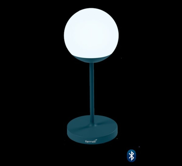 Lampe h63 bleu acapulco  lampe a poser d exterieur  fermob 532021x1  design signed nedgis 202316 product