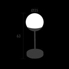 Lampe h63 carbone  lampe a poser d exterieur  fermob 532047x1  design signed nedgis 202285 thumb