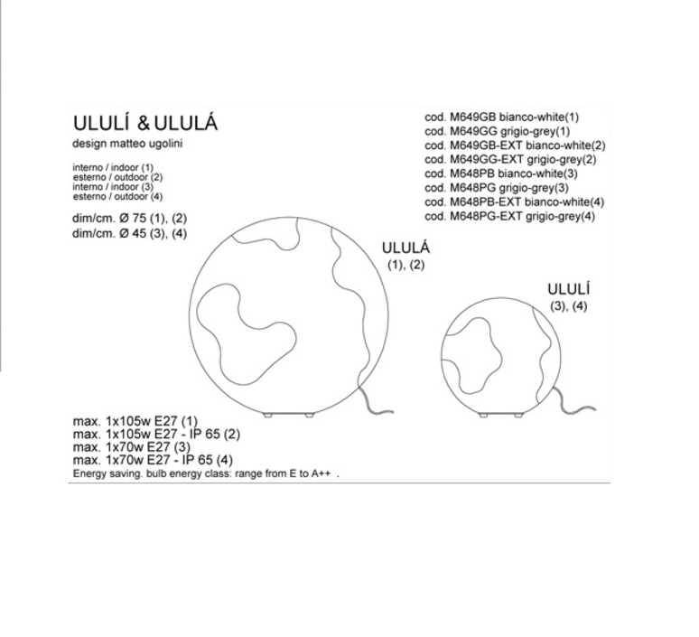 Ululi matteo ugolini karman m648pb ext luminaire lighting design signed 19956 product