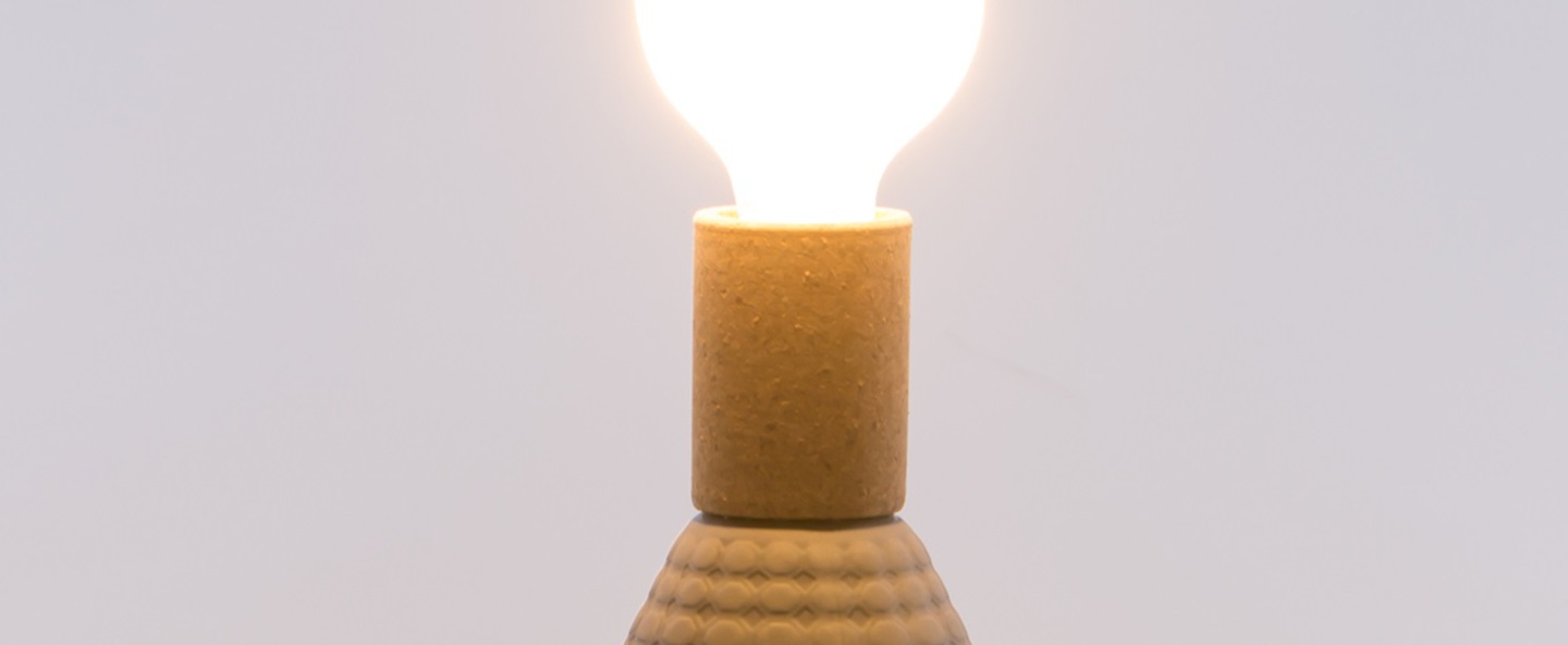 banner-image Lampe a poser dina gris bleu marron o15 5cm h29 5cm seletti normal